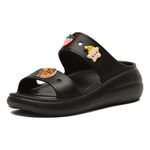 Campus Women's GCW-7004 Black Clogs - 5UK/India 1 Pair