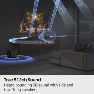 Samsung 5.1.2 Channel Soundbar – Q800F, Black