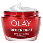 Olay Regenerist 3 Point Face Cream with Hyaluronic Acid, Fragrance Free, 50 ml