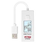 UNI-T UT658 USB Tester,DC 5.1A 30V Amp Usb Voltage Tester, Test Speed of Chargers, Cables, Capacity of Power Banks