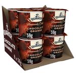 Quaker Heavenly Oats Chocolate Orange Porridge Pot 59 g (Pack of 8),Brown