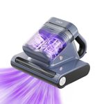 Candy Mattress Vacuum Cleaner, 16Kpa Bed Vacuum Cleaner with UV-C Light, 72000 RPM/Min, 140°F Heat, Versatile Handheld Vacuums for Bed, Sofa, Couch, Crib(Corded, 650W)