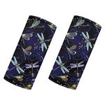 BIGCARJOB Dragonfly Luggage Handle Covers for Suitcase,Neoprene Luggage Handle Wrap Handle Grip Luggage Identifier for Travel Bag Luggage Suitcase Set 2 Pcs