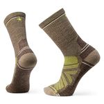 Smartwool Men's Hike Light Cushion Crew Socks, Military Olive-fossil, Large