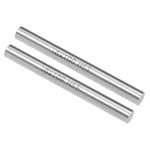 uxcell 2pcs Round Steel Metal Rods, 10mm x 100mm High Speed Steel (HSS) Lathe Bar Stock Tool, for Shaft Gear Drill Lathes Boring Machine Turning Miniature DIY Craft, 2pcs