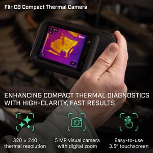 FLIR C8 Thermal Imaging Camera – Compact Handheld Infrared Detector