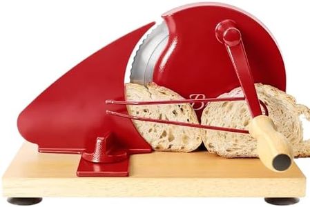 Manual Bread Slicer for Homemade Sourdough Bread, Adjustable Thickness&Evenly Slicing, Hand Crank Bread Slicer with Scale Line and Suction Cup, Serrated Blade Design, Patent:USD105861