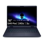 Alienware 16X Aurora Gaming Laptop, AI Enabled Intel Core Ultra9 HX Processor, 32GB DDR5, 1TB SSD, NVIDIA GeForce RTX 5070, 8GB GDDR7, 16" QHD+ 240Hz Display, Backlit KB, Interstellar Indigo, 2.66kg