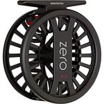 Redington Zero Fly Fishing Reel, Lightweight Design for Trout, Clicker Drag System, Black, 2/3