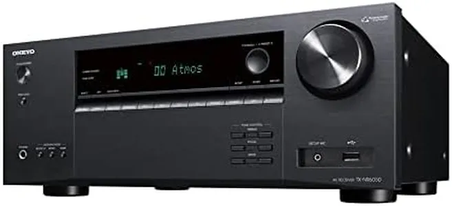 Onkyo TX-NR6050 7.2-Channel Network Home Theater Smart AV Receiver 8K/60, 4K/120Hz