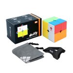 Cubelelo Drift 2M 2x2 Magnetic Stickerless Speedcube | Premium Multicolor Puzzle Cube for Kids & Adults | Ideal for Speedcubing, Brainstorming, and Mental Development | (Smooth & Fast Turns)