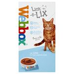 Webbox Liver Lick-e-Lix Cat Youghurt Treats for Cats and Kittens [PACK OF 8]+ Howsehold Tote Bag