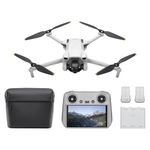 DJI Mini 3 Fly More Combo (DJI RC) ,Lightweight and Foldable Mini Camera Drone with 4K HDR Video, 38-min Flight Time, True Vertical Shooting, and Intelligent Features