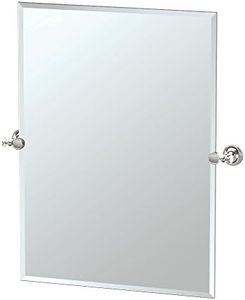 Gatco 4129S Tavern Rectangle Mirror, Polished Nickel 31.5 Inch