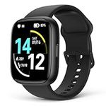 2024 Smart Watch for Men with Bluetooth Call, Alexa Built-in 1.83' HD DIY Dial with Heart Rate, Blood Oxygen, Sleep, 100 Sport Modes Activity Fitness Tracker, Smartwatch for Android iOS, Black