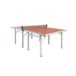 STIGA Space Saver - Mid-Size Portable Table Tennis Table - Compact Storage Fits in Most Closets – Includes Ping-Pong Net & Post - No Assembly Required