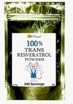 CurEase 100% Pure Trans Resveratrol Powder 240 Servings (60 Grams) 250mg Per Servings