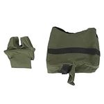 Tbest Outdoor Shooting Rest Bags,Shooting Rest Bags Front Rear Bag Combo Front Back Sandbag Shooting Rest Support Bag (OD Green)