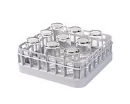 350mm Open Undercounter Glasswasher Basket for Washing Barware, Beer Glasses, Wine Glasses and Stemware | Capacity: 12-pint glasses L350 x W350 x H125mm