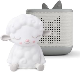 Toniebox 2 Audio Player Bundle for Kids 1+ with Sleepy Sheep Night Light - Moon Gray