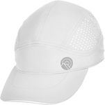 OutdoorEssentials Running Cap - Running Hat & Runner Hat - Jogging Cap - Exercise Hat UPF 50 - Tennis Hats White
