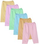 Dowin 100% Cotton Baby Pajami - Pack of 6 - Assorted Colours (Light_Plain_4XL)