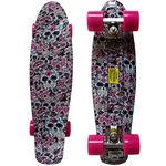 Rimable Complete 22 Inches Skateboard (Sugar Skull)