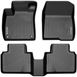 OEDRO Floor Mats Fit for 2018-2022 Honda Accord (Include Hybrid Models), Custom Fit Honda Accord Floor Mats Set, All Weather TPE Car Liners, 1st and 2nd Row Set