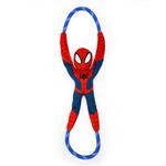 ZippyPaws Marvel RopeTugz - Durable Rope Tug of War Dog Toy, Squeaky Chew Toy for Small, Medium, & Large Breed Dogs & Puppies - Spider-Man