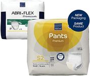 Abena Pants Premium Pull-Up Incontinence Pants, Eco-Labelled Incontinence Pants for Men & Women, Discreet, Protective, Breathable, Comfortable - Small 2, 60-90cm Waist, 1900ml Absorbency, 14PK