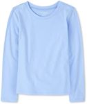 The Children's Place girls Long Sleeve Layering Tee T Shirt, Daybreak, Medium US