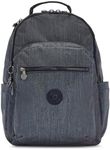 Kipling SEOUL, Large Backpack with Laptop Protection 15 Inch, 44 cm, 27 L, 0.65 kg, Active Denim