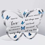 Bucherry Sympathy Gifts Memorial Bereavement Gifts Acrylic Butterfly Loss of a Mother Sympathy Gifts Remembrance in Memory of Loved Gifts Loss of Father Husband Condolences Gift for Loss(null)