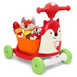 Skip Hop Zoo 3-in-1 Ride-On Toy, Fox