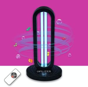 UVILIZER Extra - UV Light Sanitizer & Ultraviolet Sterilizer Hand Wand (Rechargeable UV-C LED Disinfection Lamp | Portable UVC Cleaner for Home, Car, Room | Kill 99% of Germs, Bacteria, Viruses | USA)