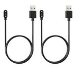 [2-Pack] 3.3FT Smart Watch Charger Magnetic USB Charging Cable for Letsfit Willful YAMAY VeryFitPro SW023 ID205L SW021 ID205U ID205S SW025 Uwatch 3S 3 2 2S