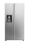 Haier HSW59F18DIMM Plumbed Frost Free American Fridge Freezer - Stainless Steel - D Rated