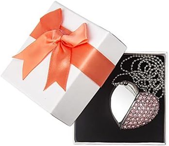 Chiavette USB 32GB con Scatola，Metallo Cuore Diamante Impermeabil Pendrive Regali per Moglie Bambino Amico(32GB,Rosa con Scatola)