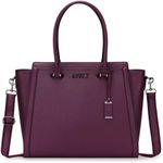 15.6 Inch Laptop Bag for Women,Multi-Pocket Laptop Briefcase Work Tote Bag Business Travel Bag,Darkpurple