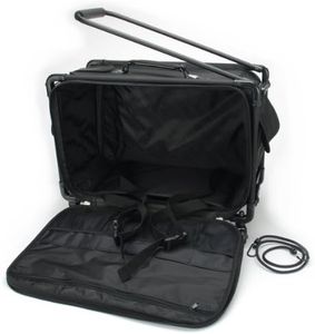 TUTTO Machine On Wheels Case 21"X13-1/4"X12"-Black