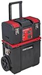 CRAFTSMAN 19-in. 3-in-1 Rolling Tool Box with Wheels, Red, Plastic, Lockable (CMST18614)