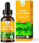 Lemon Balm Extract for Immune Support - Organic Lemon Balm Tincture for Mood Support and Digestive Health for Adults and Kids Vegan Non-GMO Lemon Balm Oil for Enhanced Relaxation - 120 Servings