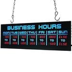 Digital Business Hours Sign by ELEM