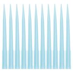 1mL Pipette Tips, Four E's Scientific Universal Blue 1000ul Pipette Tips, Polypropylene (PP), 500pcs/bag, Non-pyrogenic, DNAse/RNAse Free, Autoclavable, Widely Compatible
