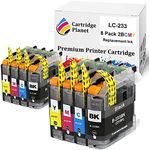 Cartridge Planet 8 Pack (2BK,2C,2M,2Y) Compatible Ink for Brother LC-233 LC233 for Brother DCP J4120DW J562DW MFC J4620DW J480DW J5320DW J5720DW J680DW J880DW