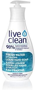 Live Clean Fresh Water Hydrating Liquid Hand Soap, 500 ml (Pack of 4)(Packaging may vary)