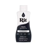 Rit Dye Liquid – Wide Selection of Colors – 8 Oz. (Black)