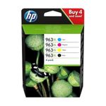 HP 963 XL 3YP35AE, Set of 4 Original Cartridges for Hp OfficeJet Pro 9010, OfficeJet Pro 9012, OfficeJet Pro 9015