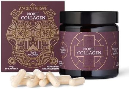 Ancient + Brave Noble Collagen – Typ 2 Kollagen Kapseln für Gelenkgesundheit, gesunde Knochen & Bänder – angereichert mit Vitamin C, Boswellia Serrata & Mangan – Glutenfrei, Sojafrei, 30 Kapseln