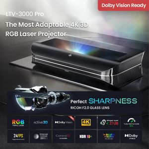 AWOL VISION LTV-3000 Pro 4K Laser Projector – Ultra HD Home Theater